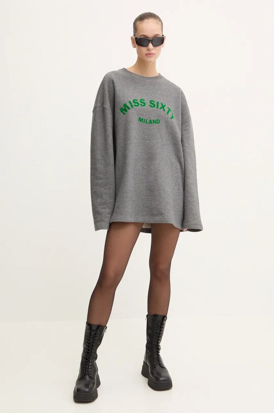 Бавовняна кофта Miss Sixty 0 6L4TJ1740000 сірий AW24