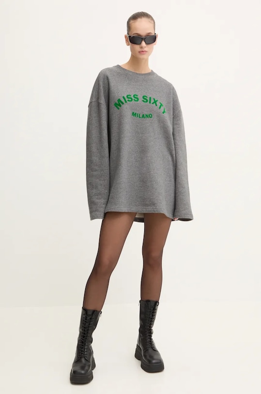 Miss Sixty bluza bawełniana 6L4TJ1740000 6L4TJ1740000 szary AW24