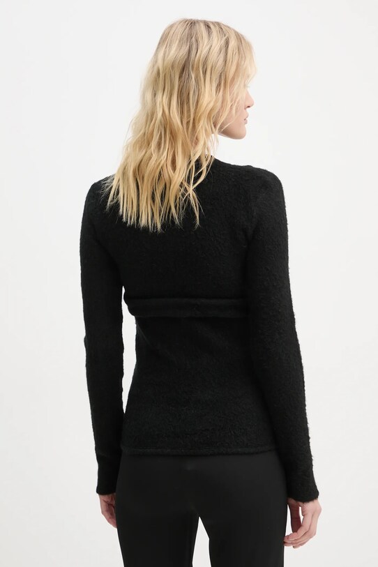Oblečení Svetr z vlněné směsi Heliot Emil AW24.W.07.065.BLK01 černá