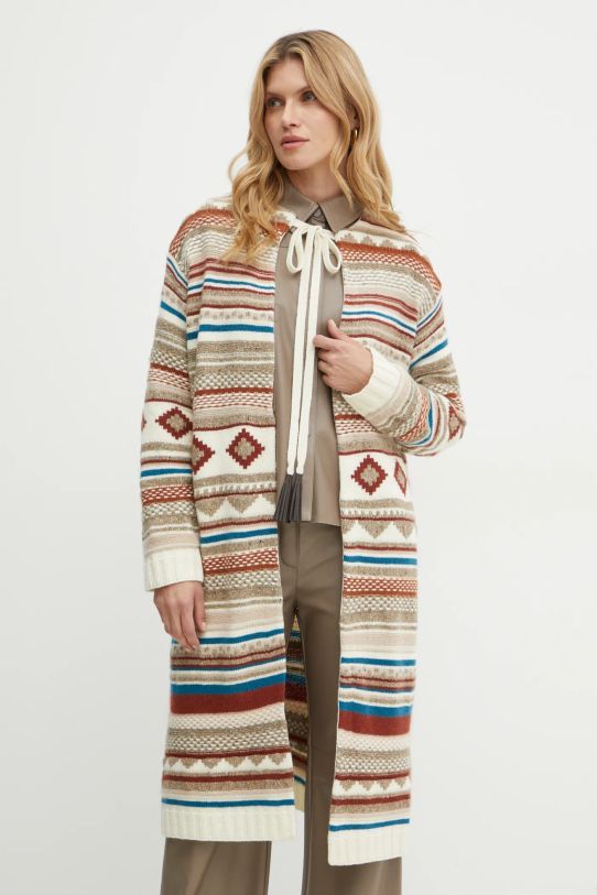 Weekend Max Mara cardigan in lana 2425346013600 beige AW24