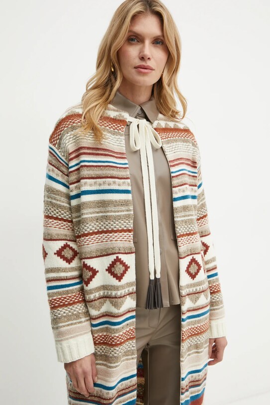 Weekend Max Mara cardigan in lana beige 2425346013600