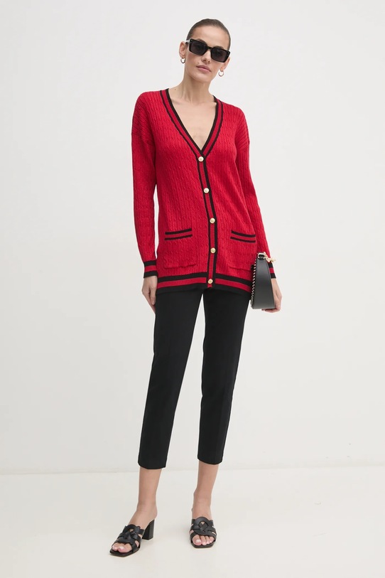 Artigli kardigan ACMA000079 czerwony AW24