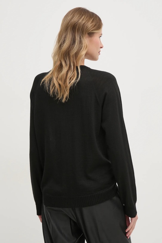 Одяг Вовняний кардиган Sandro Ferrone SFS69YBEQUOTA чорний