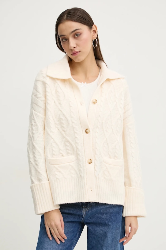 Abercrombie & Fitch pulover model fin bej KI150.4302.178