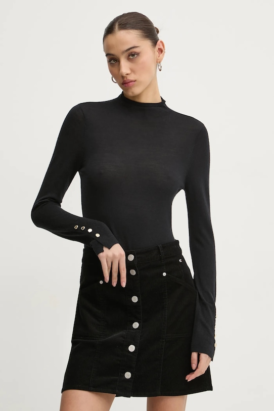 Odzież Abercrombie & Fitch sweter wełniany KI150.4348.900 czarny