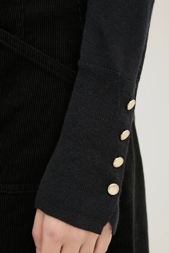 Abercrombie & Fitch pulover de lana KI150.4348.900 negru