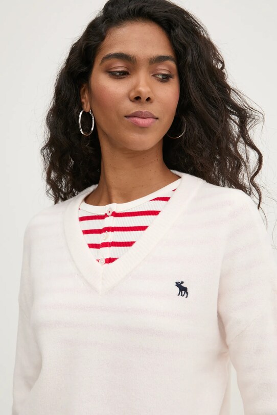 Abercrombie & Fitch pulover de lana KI150.4391.178 bej