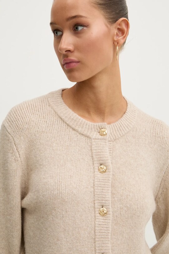 Abercrombie & Fitch cardigan din amestec de lana bej KI150.4429.410