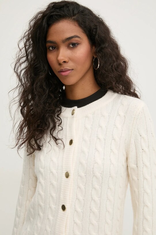 Abercrombie & Fitch cardigan din amestec de lana bej KI150.4459.178