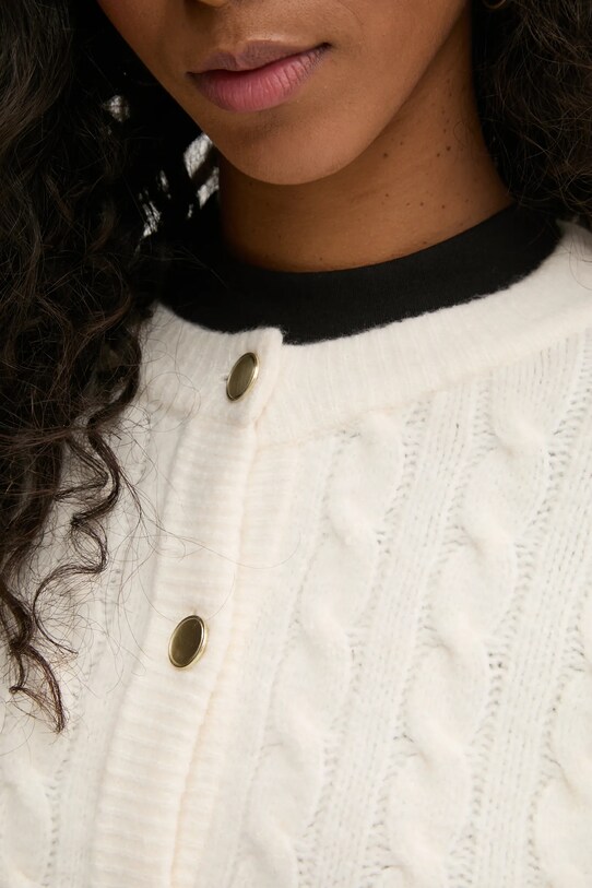 Abercrombie & Fitch cardigan din amestec de lana KI150.4459.178 bej