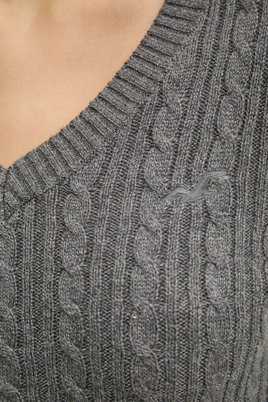Hollister Co. pulover KI350.4261.125 gri