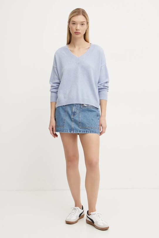 Hollister Co. sweter KI350.4239.210 niebieski AW24
