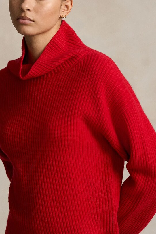 Вовняний светр Polo Ralph Lauren червоний 211910459