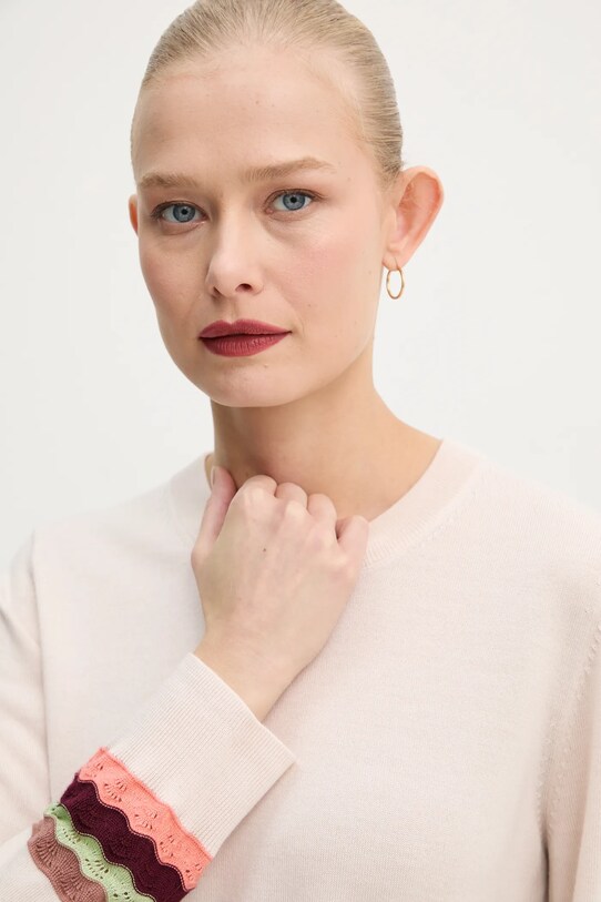 Вовняний светр PS Paul Smith бежевий W2R.449N.P31263