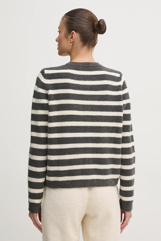 Odjeća Kardigan s primjesom vune Pedro del Hierro 3518686 siva