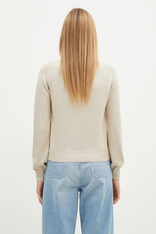 Odjeća Vuneni pulover Maison Kitsuné Bold Fox Head Patch MW00801KT1036 bež