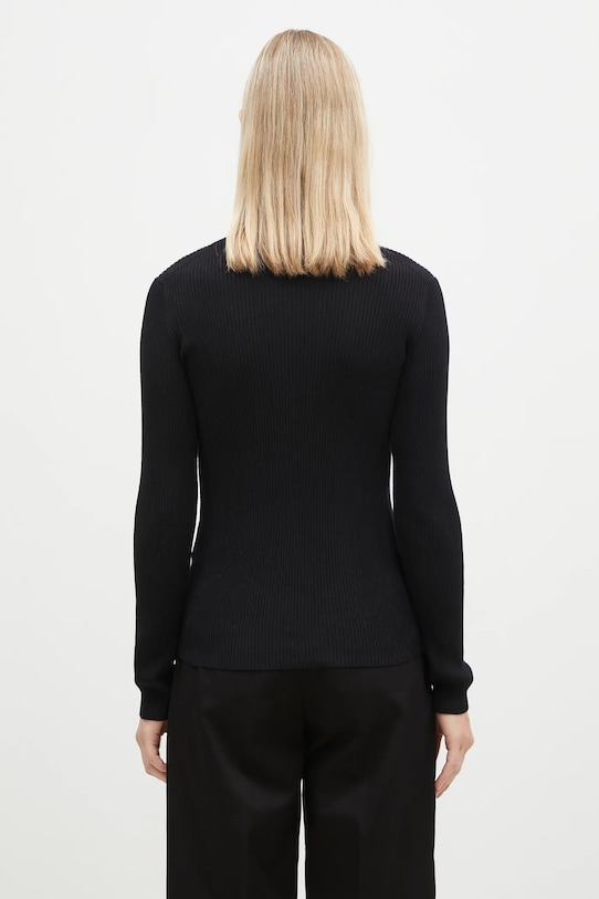 Одежда Шерстяной свитер Maison Kitsuné Baby Fox Patch NW00807KT1091 чёрный