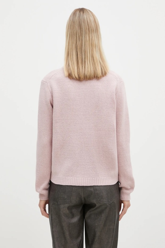 Abbigliamento Maison Kitsuné maglione in lana Dressed Fox Intarsia NW00809KH0002 rosa