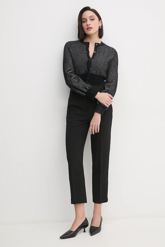 Sandro Ferrone cardigan S87YBEMAX negru AW24