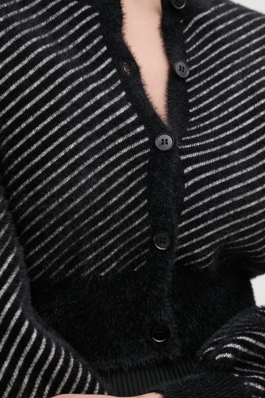 Sandro Ferrone cardigan S87YBEMAX negru