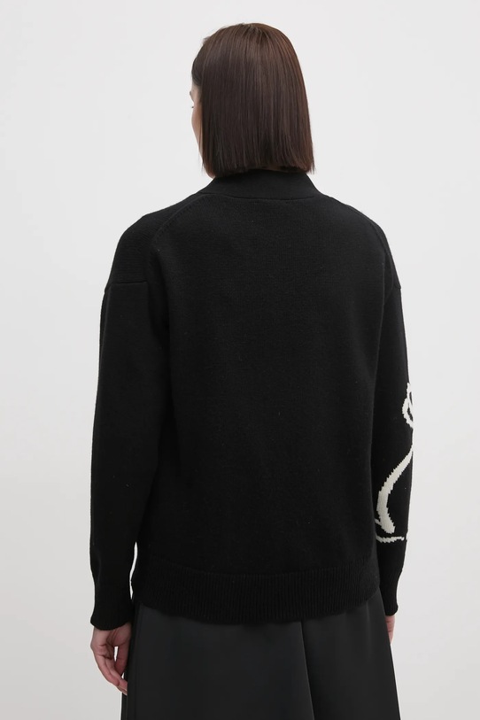 Îmbrăcăminte Sandro Ferrone cardigan din amestec de lana S138YBEPEDIR negru