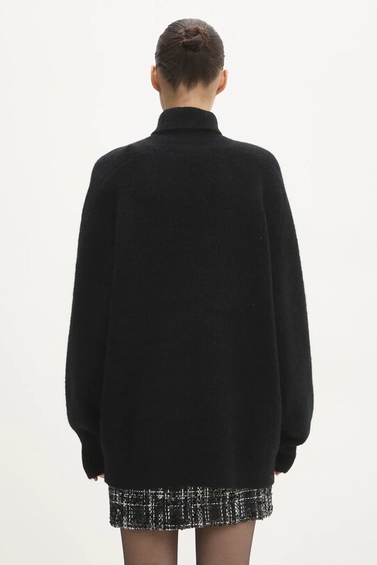 Одяг Вовняний светр Rotate Turtleneck 113128100 чорний