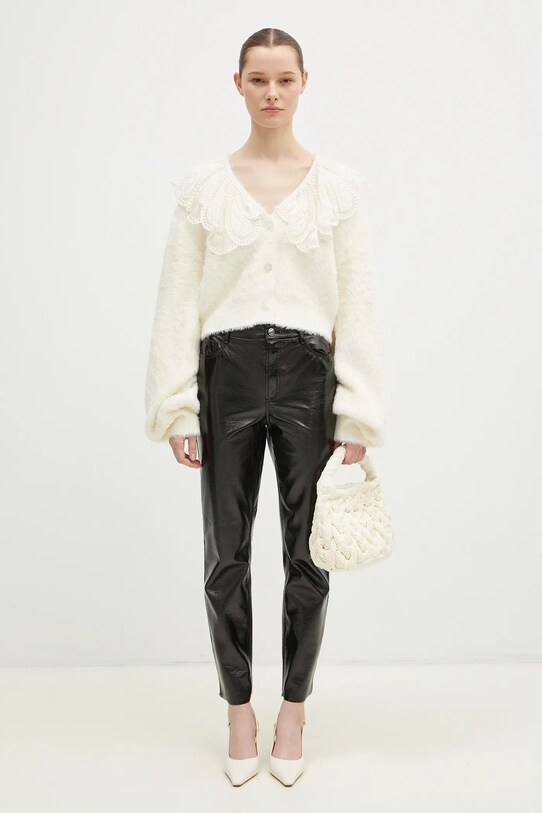 Rotate cardigan Lace Collar Knit 113214269 beige