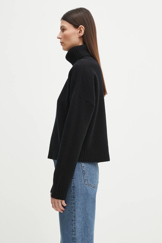 Sporty & Rich woolen jumper SRC Wool WS064514302BA01 black AW24