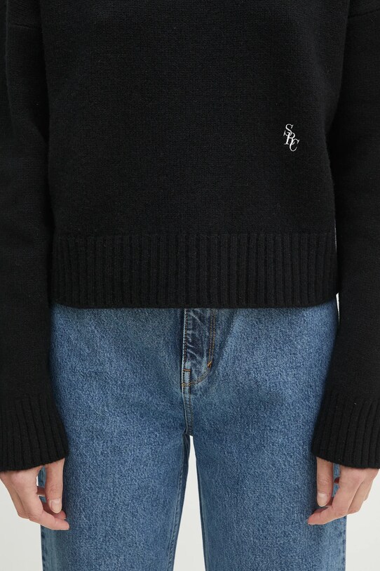 Sporty & Rich woolen jumper SRC Wool black WS064514302BA01