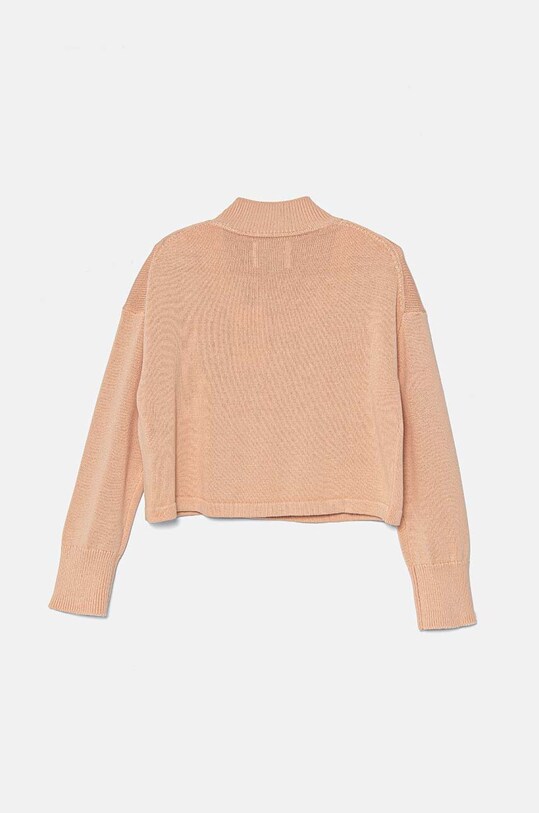 Детский хлопковый свитер Calvin Klein Jeans IG0IG02548.9BYH. розовый AW24
