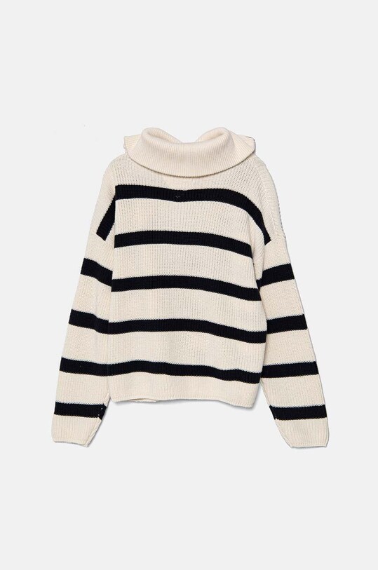 Дитячий бавовняний светр Tommy Hilfiger KG0KG08134.9BYH бежевий AW24
