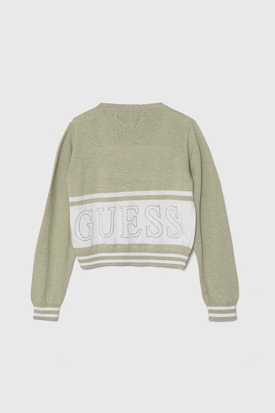 Guess sweter dziecięcy J4YR01.Z3GW0.9BYH zielony AW24