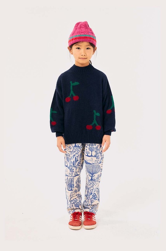 Dětský svetr s příměsí vlny Bobo Choses Cherry 224AC119