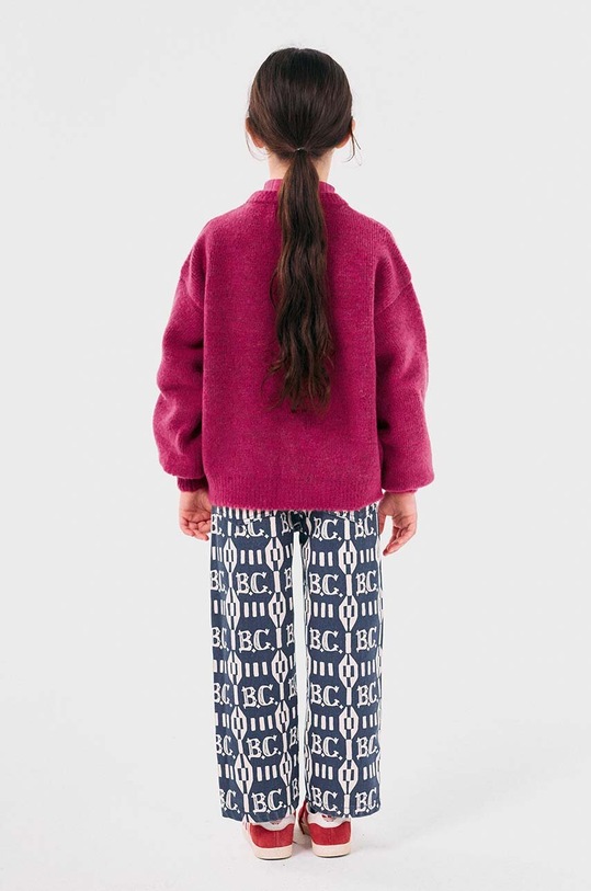 Dětský kardigan s příměsí vlny Bobo Choses Cherry 224AC124