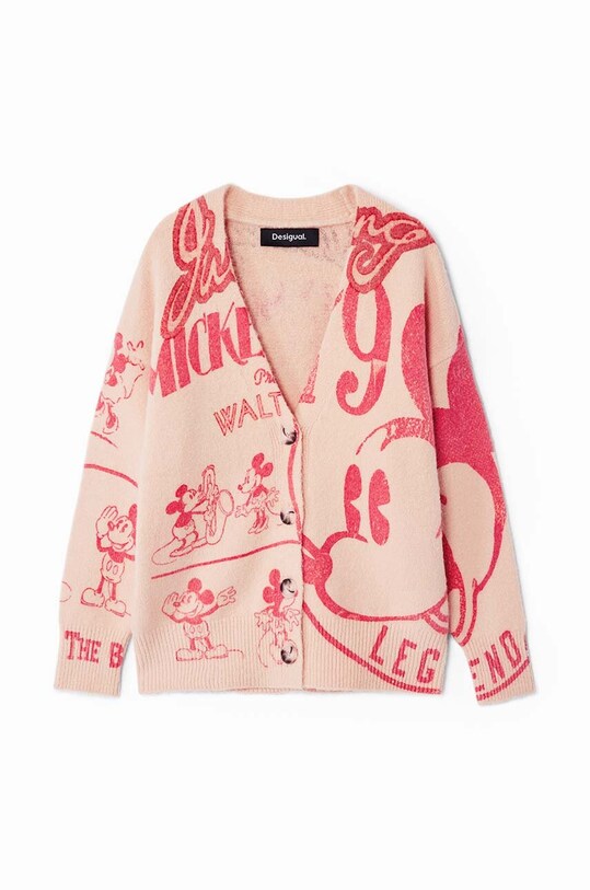 Детский кардиган Desigual 24WGJF06 розовый AW24