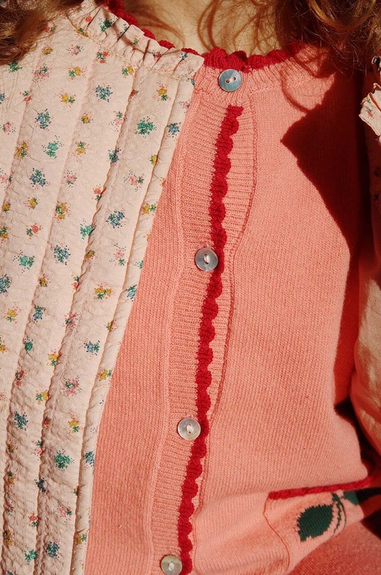 Dětský vlněný kardigan Konges Sløjd ALEXA KNIT CARDIGAN KS101389