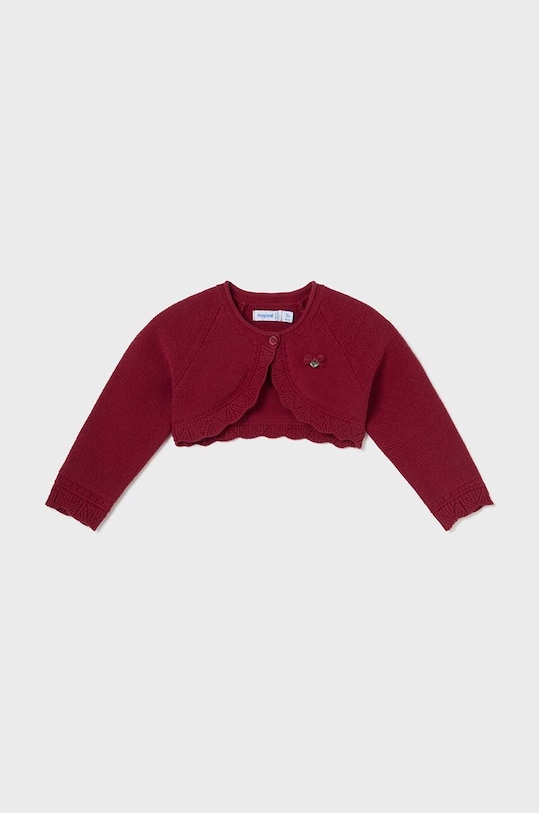 Mayoral sweter z domieszką wełny dziecięcy pozostałe czerwony 308.4B.Baby.9BYH
