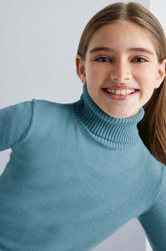Mayoral sweter dziecięcy 345.8B.Junior.9BYH turkusowy