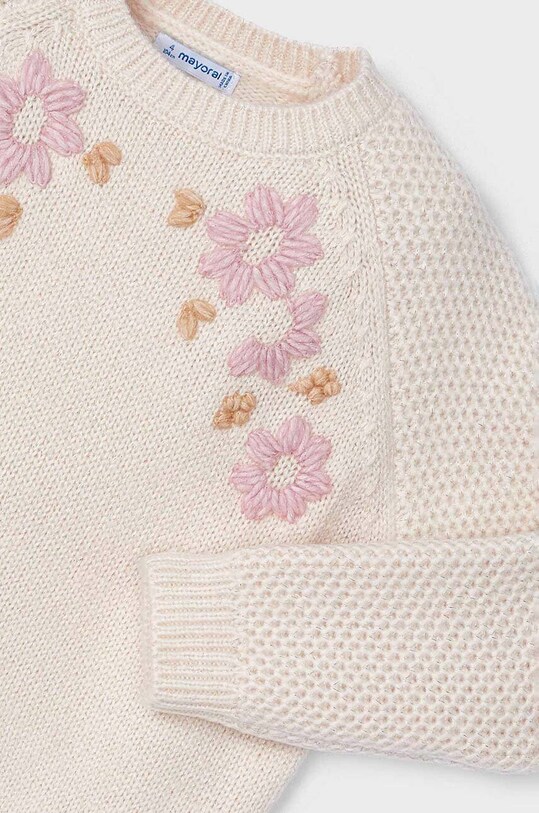 Mayoral sweter dziecięcy 4354.6C.Mini.9BYH różowy AW24