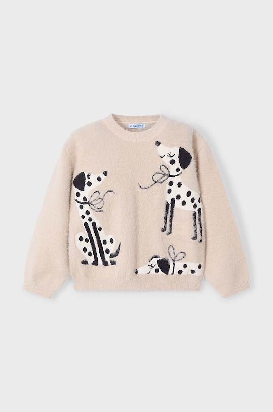 Dječji džemper Mayoral Planet friendly bež 4356.6D.Mini.9BYH