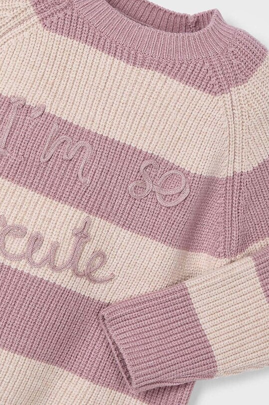 Mayoral sweter dziecięcy 4357.6E.Mini.9BYH różowy AW24