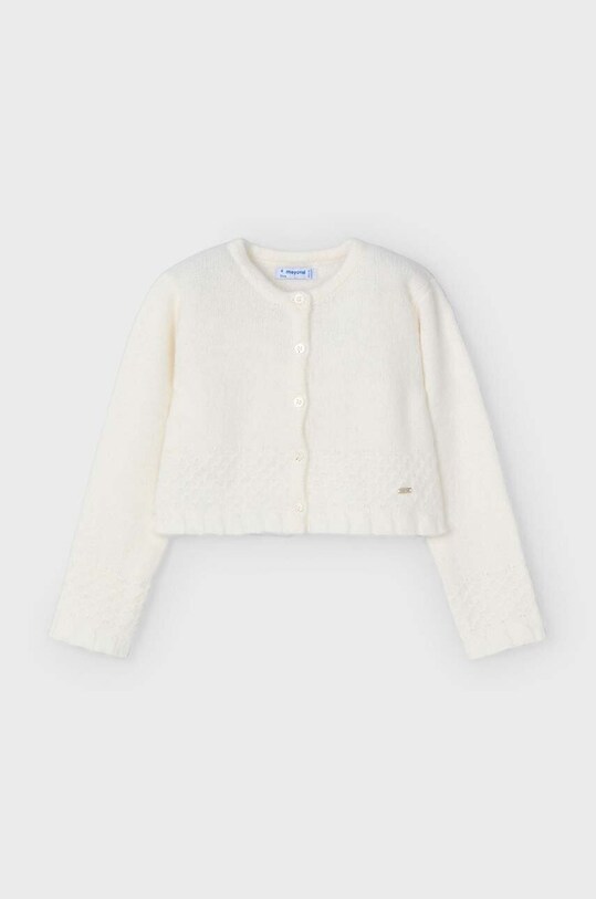 Mayoral sweter z domieszką wełny dziecięcy z domieszką wełny beżowy 4361.6B.Mini.9BYH