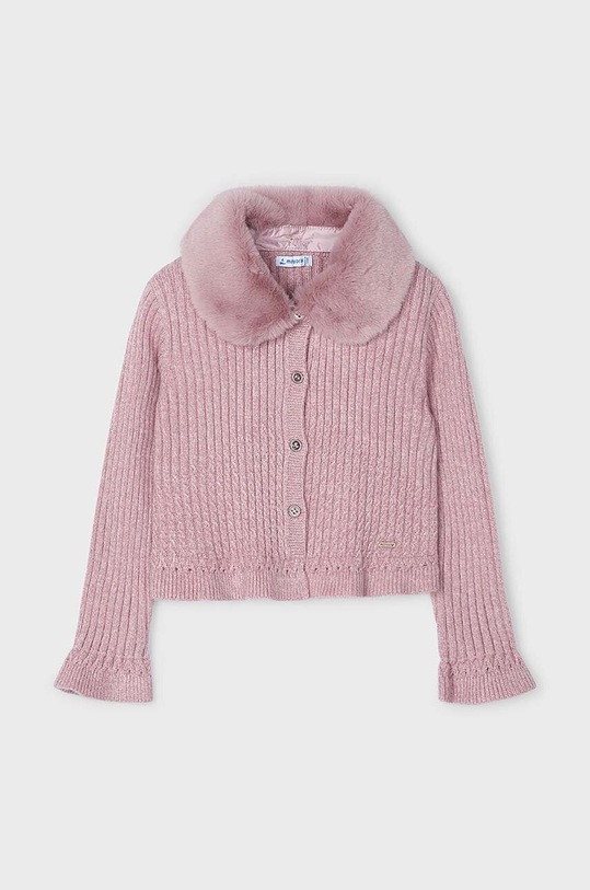 Mayoral kardigan dziecięcy 4362.6C.Mini.9BYH różowy AW24