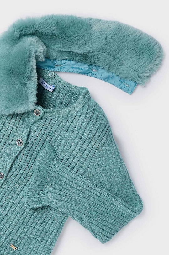 Mayoral kardigan dziecięcy 4362.6C.Mini.9BYH turkusowy AW24