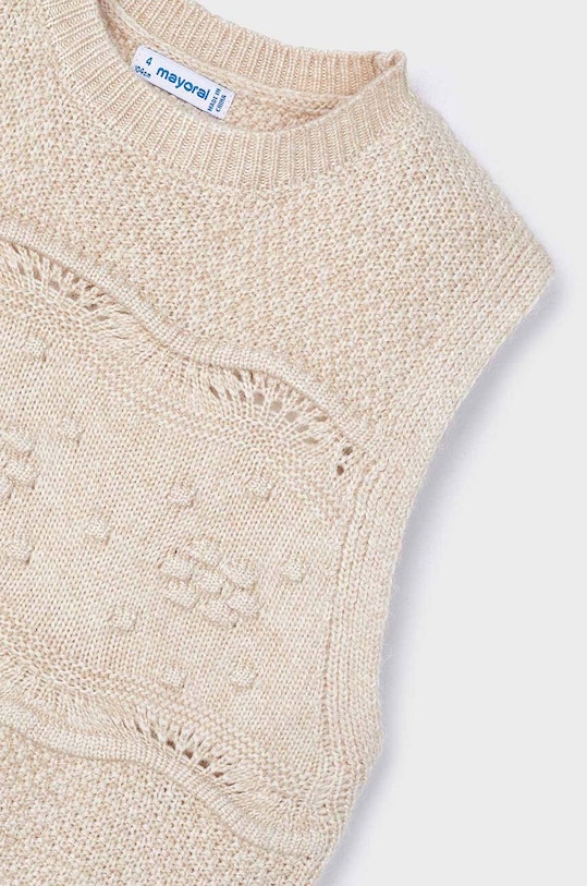 Mayoral bezrękawnik dziecięcy 4364.6C.Mini.9BYH beżowy AW24