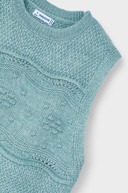 Mayoral bezrękawnik dziecięcy 4364.6C.Mini.9BYH turkusowy AW24