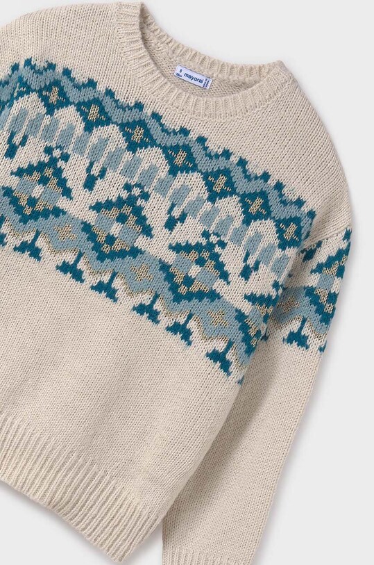 Детский свитер Mayoral 7304.8C.Junior.9BYH бежевый AW24