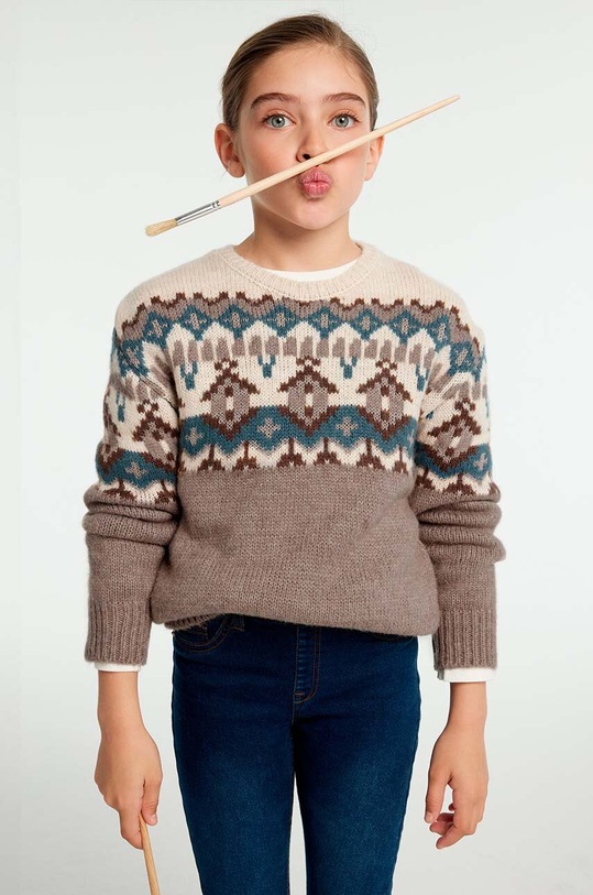 Mayoral pulover copii 7304.8C.Junior.9BYH bej