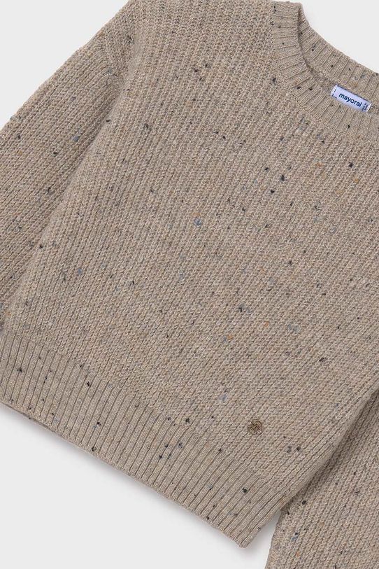 Dziewczynka Mayoral sweter dziecięcy 7305.8C.Junior.9BYH beżowy