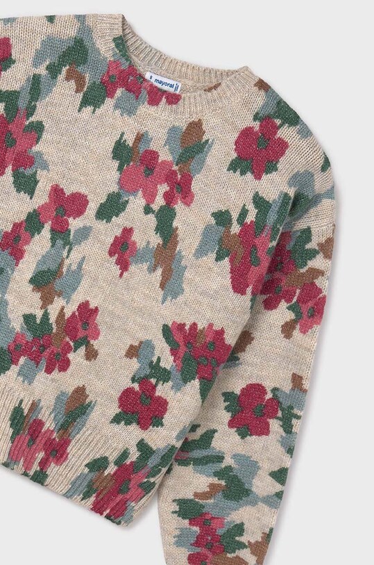 Mayoral maglione per bambini con misto lana 7306.8D.Junior.9BYH rosa AW24